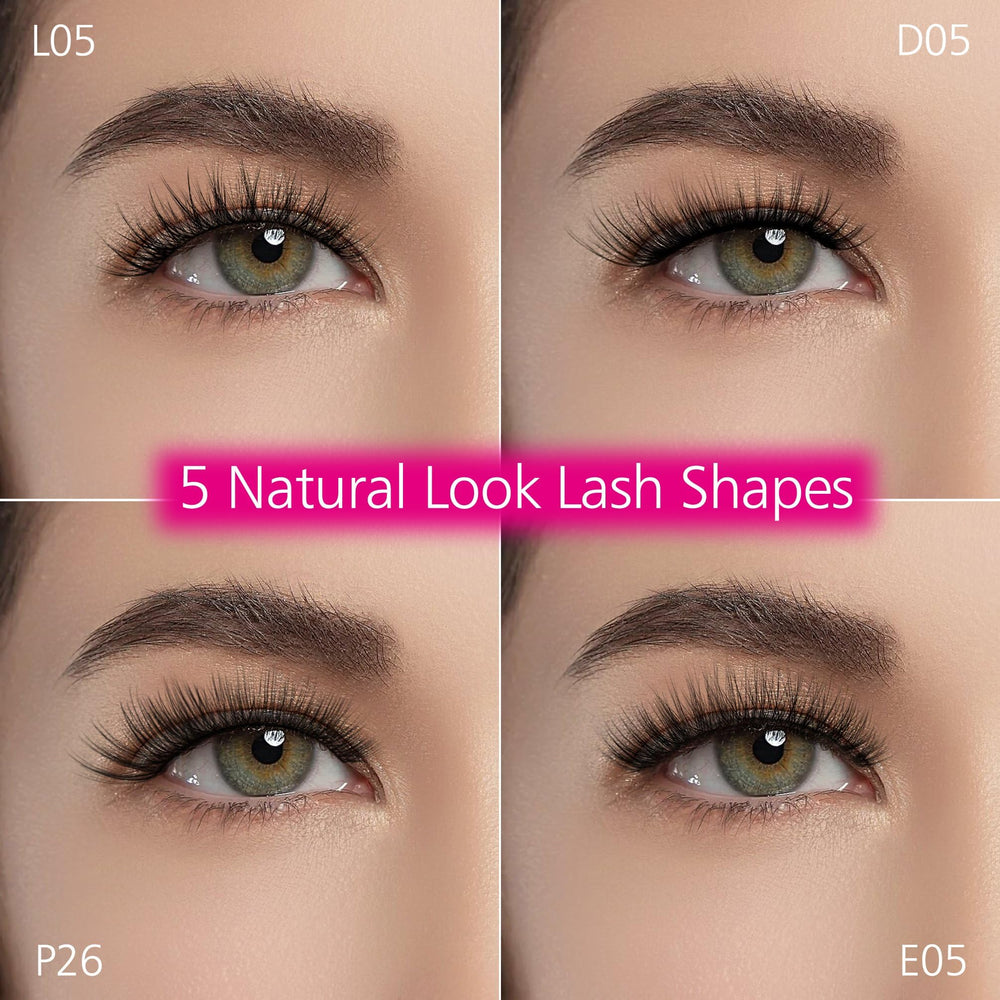 Eliace lash tweezers included for precise, mess-free application
