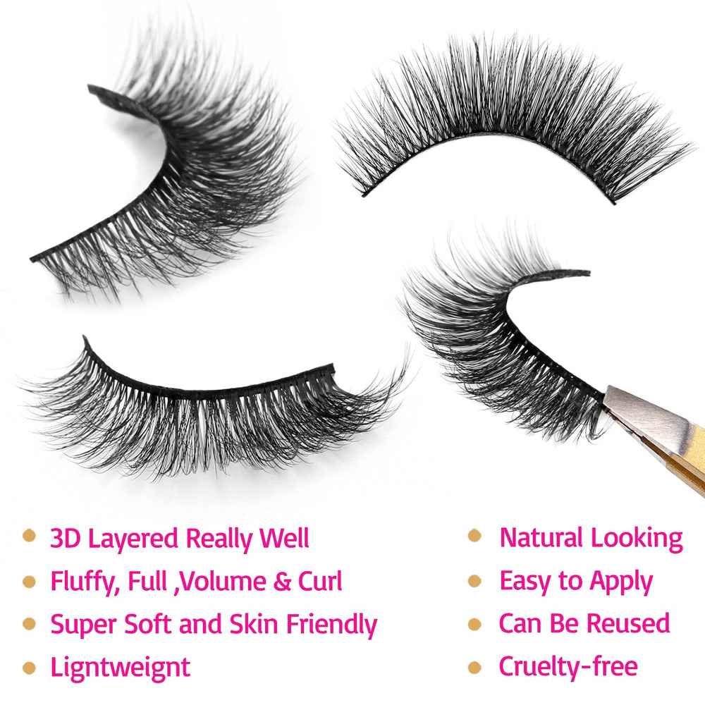 Eliace soft thin band lashes provide comfortable wear and seamless blending.