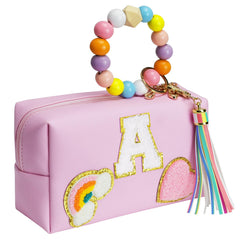 Elilier letter pouch small patch design shows a personalized charm for kids' organization.