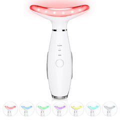 ELISHINE 7Color Neck Face Massager device front view for at home skin care
