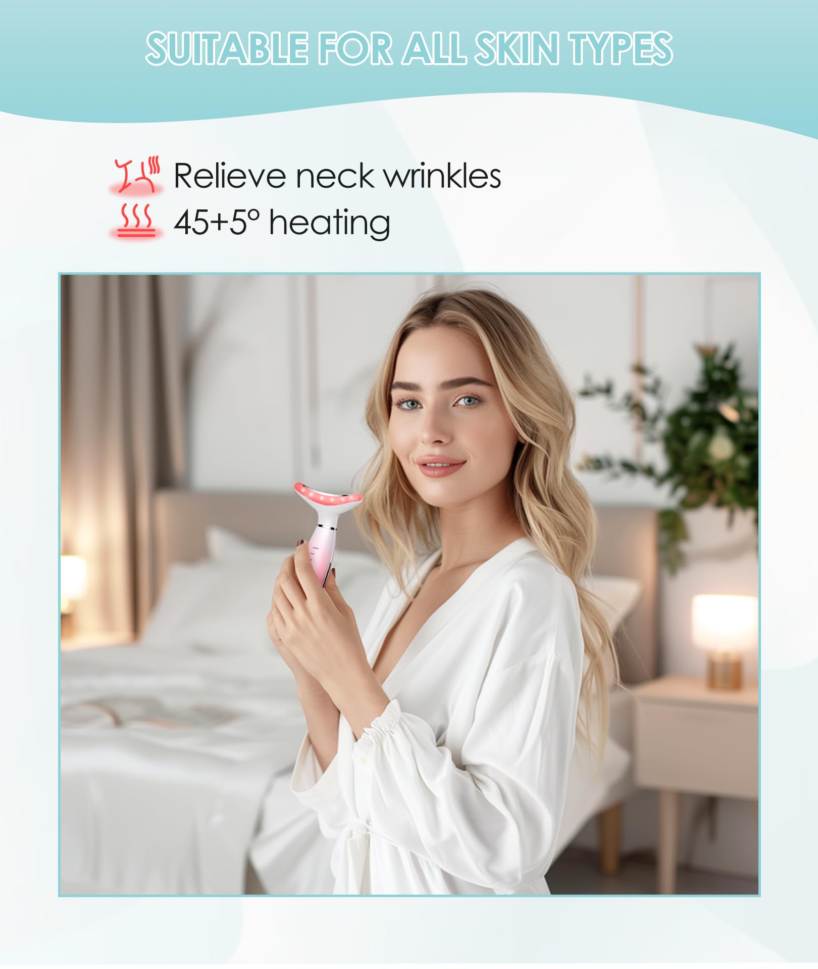 ELISHINE massager used on all skin types by diverse users