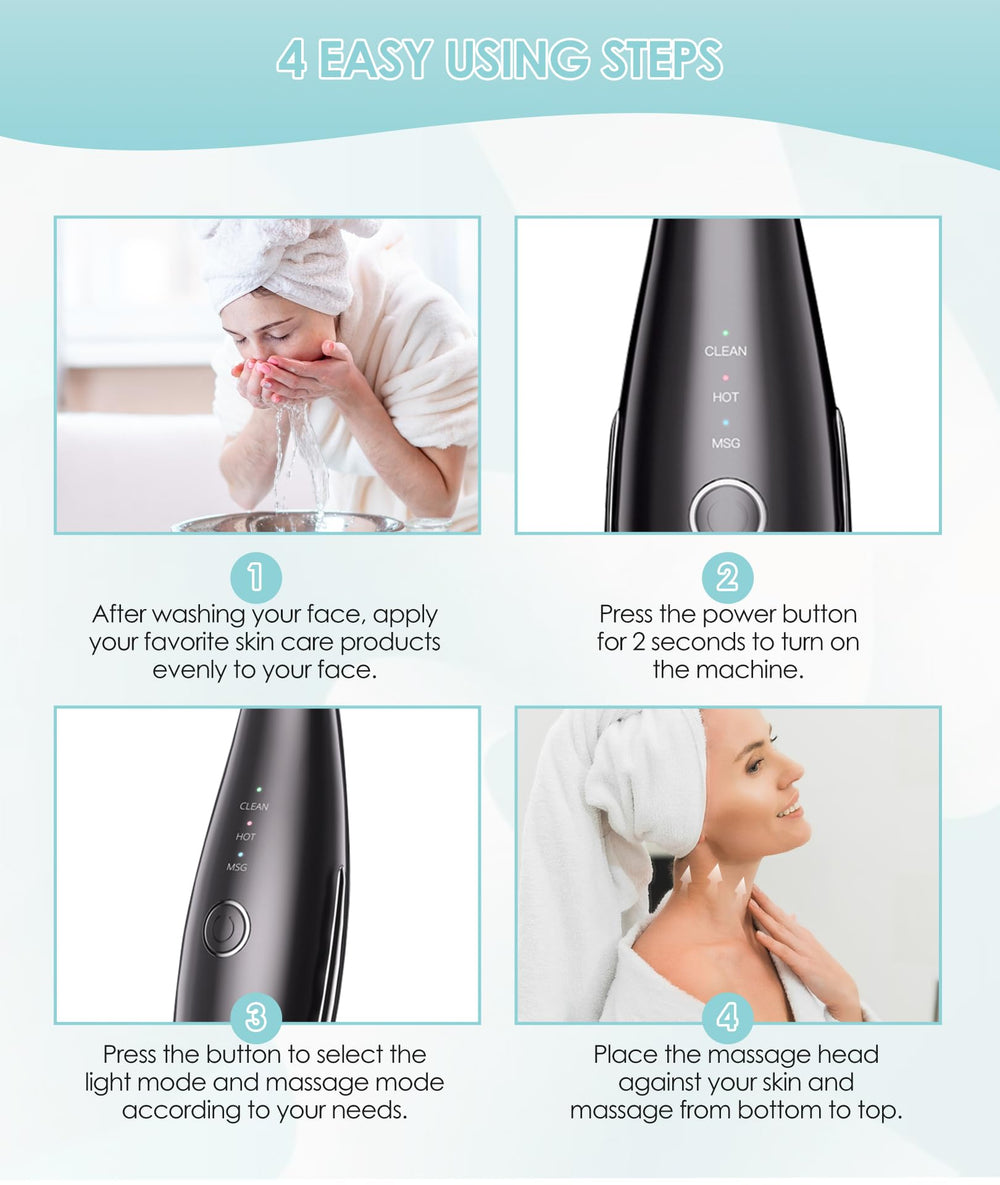 ELISHINE in-use demonstration on face for daily routine