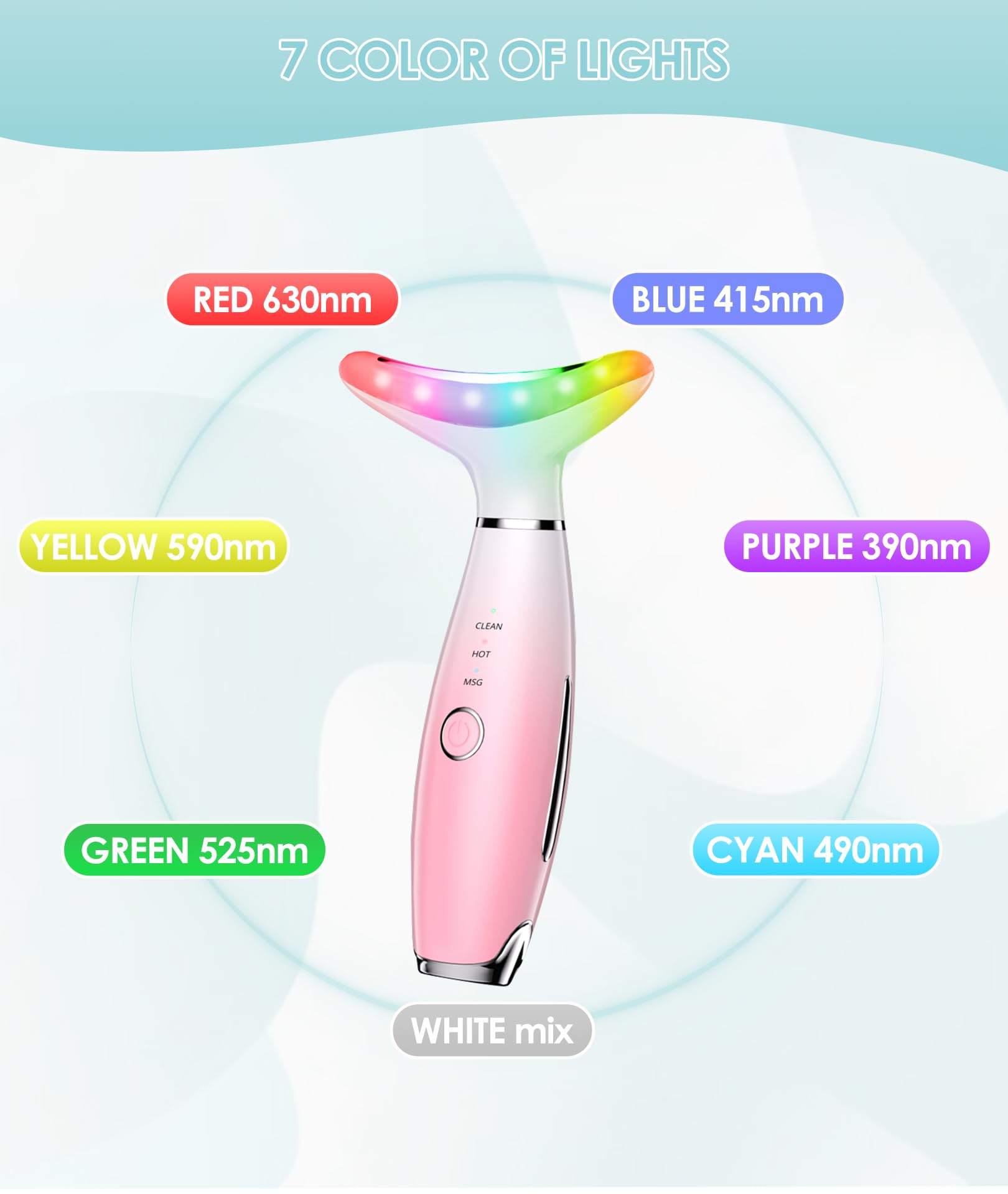 ELISHINE neck and face massager being used with skincare products enhances absorption
