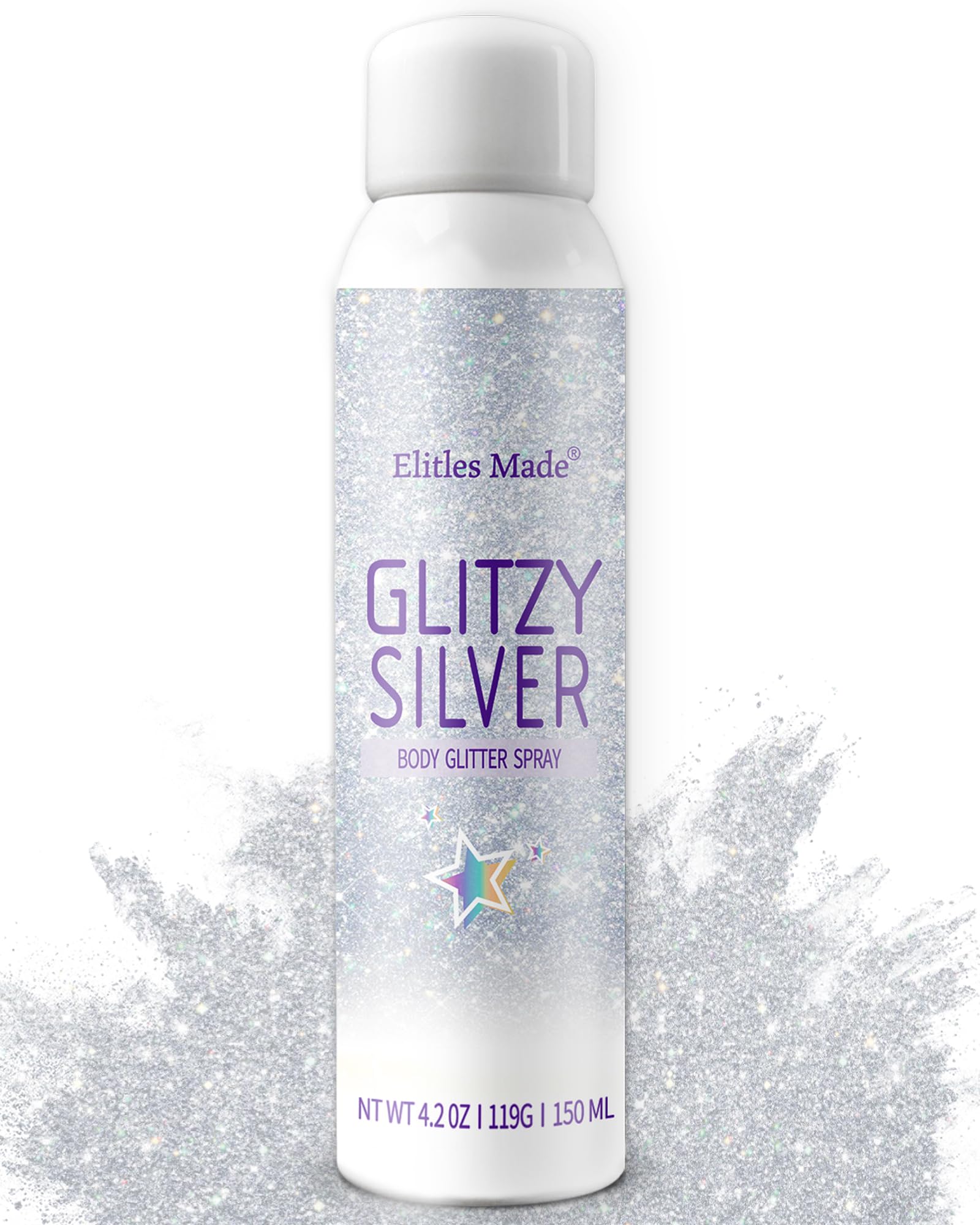 Elitles Made shimmering skin detail demonstrating easy removal after event