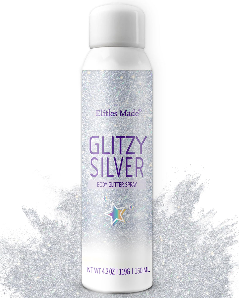 Elitles Made shimmering skin detail demonstrating easy removal after event