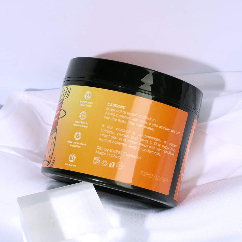 Elitribe hot cream packaging on display to inspire daily use