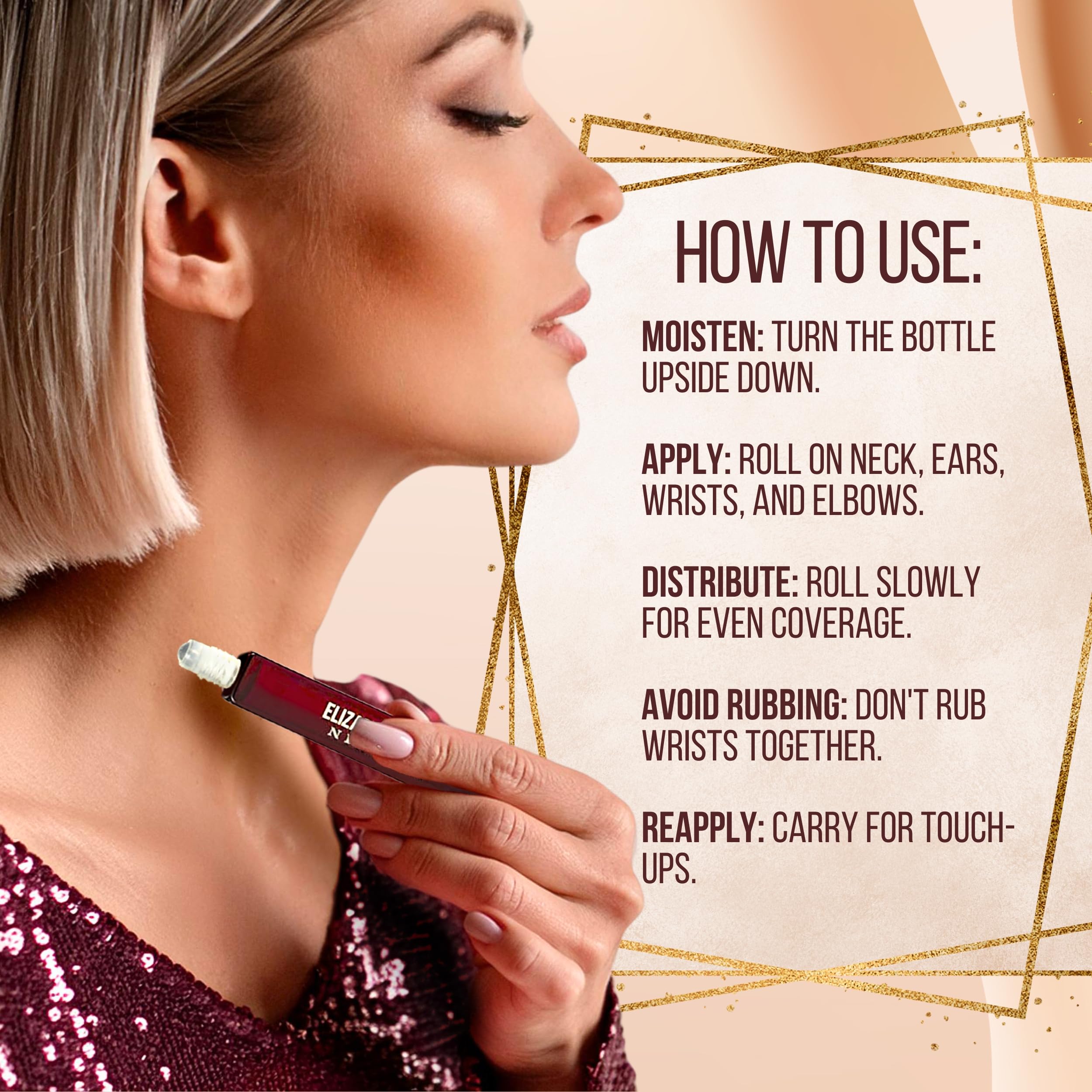 Elizabeth and James Nirvana Rose rollerball is ready for quick refresh application