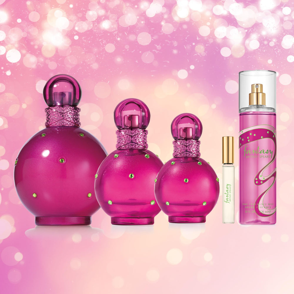 Elizabeth Arden Britney Spears Fantasy mood glow image signals mood-boosting fragrance ritual.