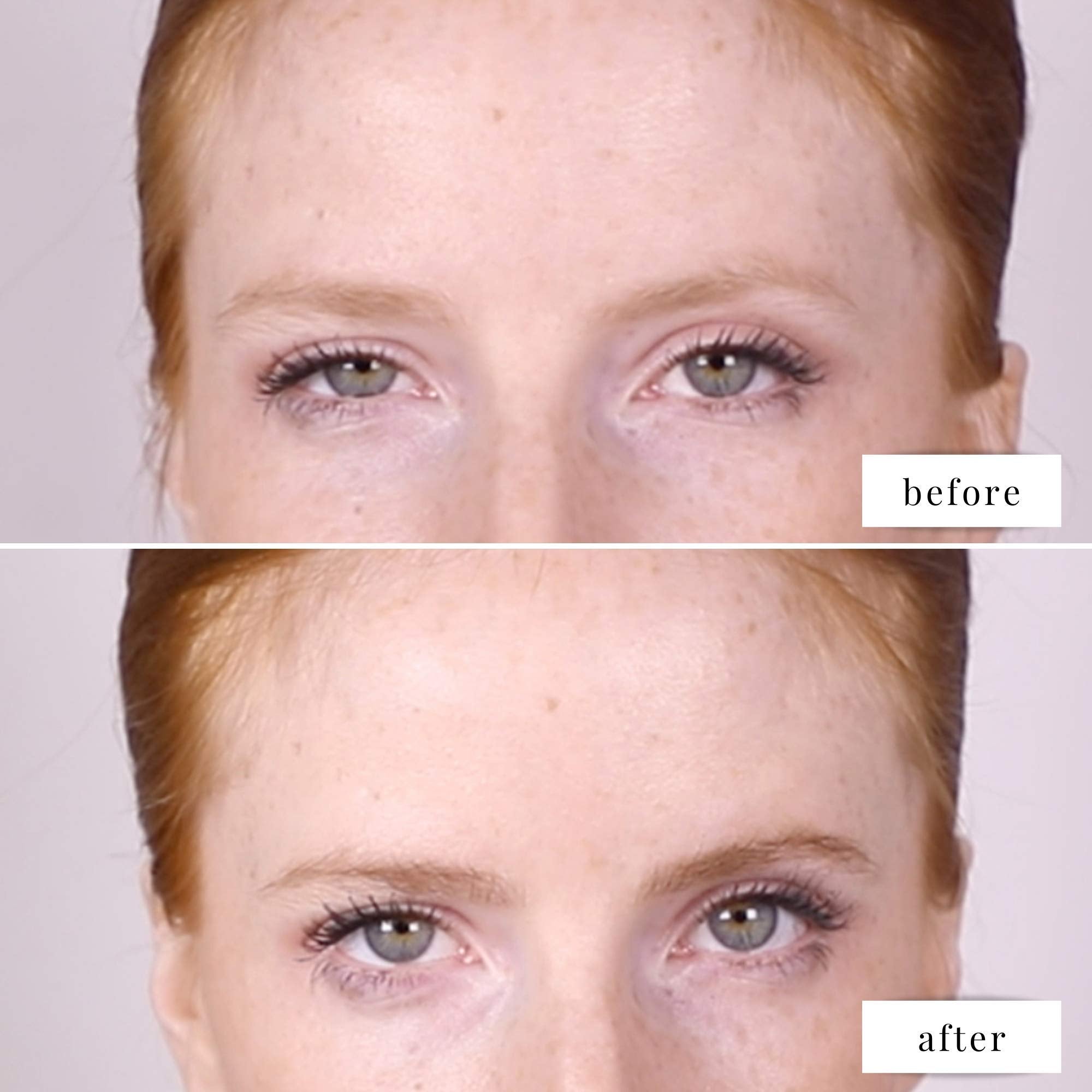 Elizabeth Mott eyebrow gel gray hair coverage blending into brows