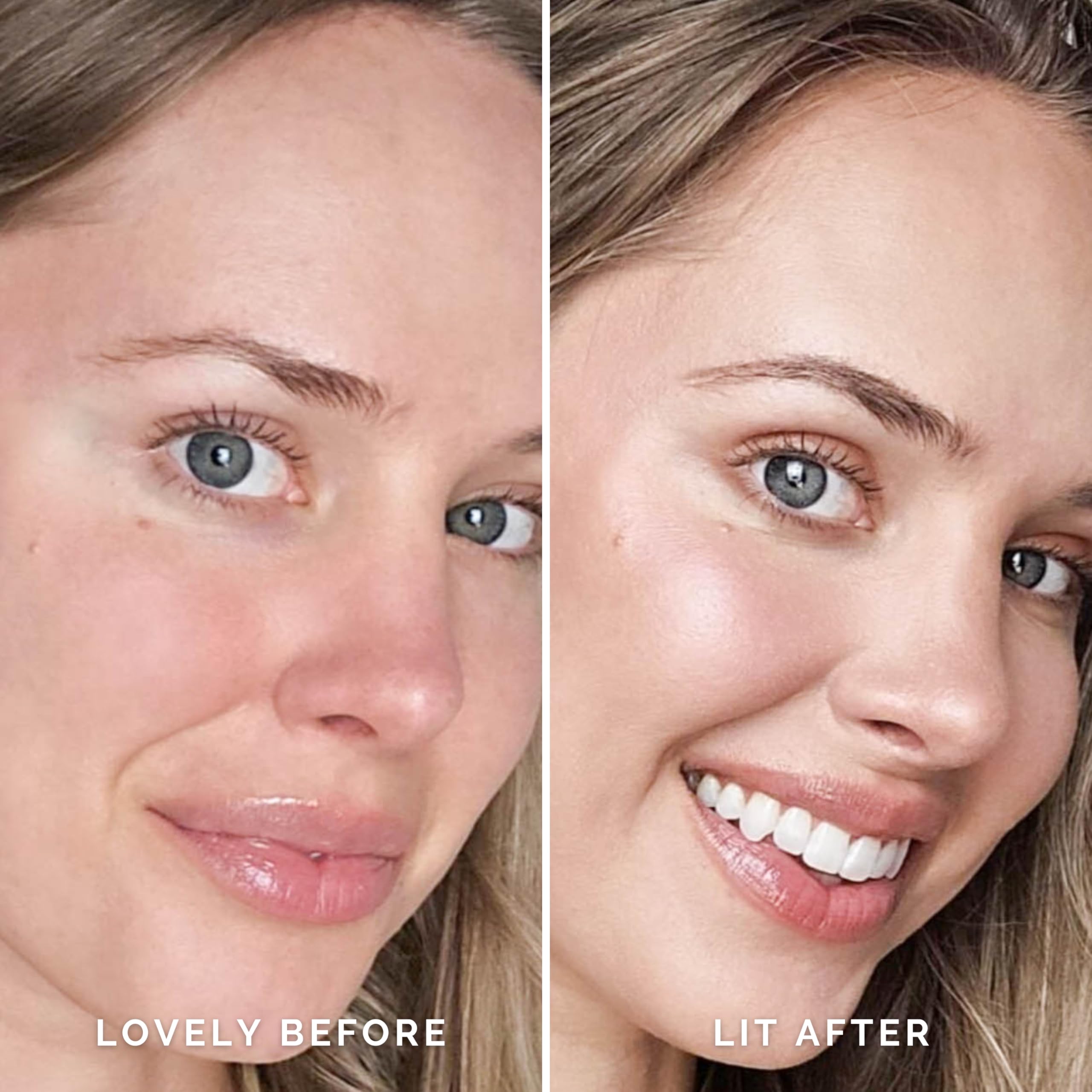 Elizabeth Mott multiuse glow application demonstrates primer and highlighter versatility