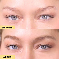 Elizabeth Mott Queen of the Fill brow gel brush close-up showing precision application.