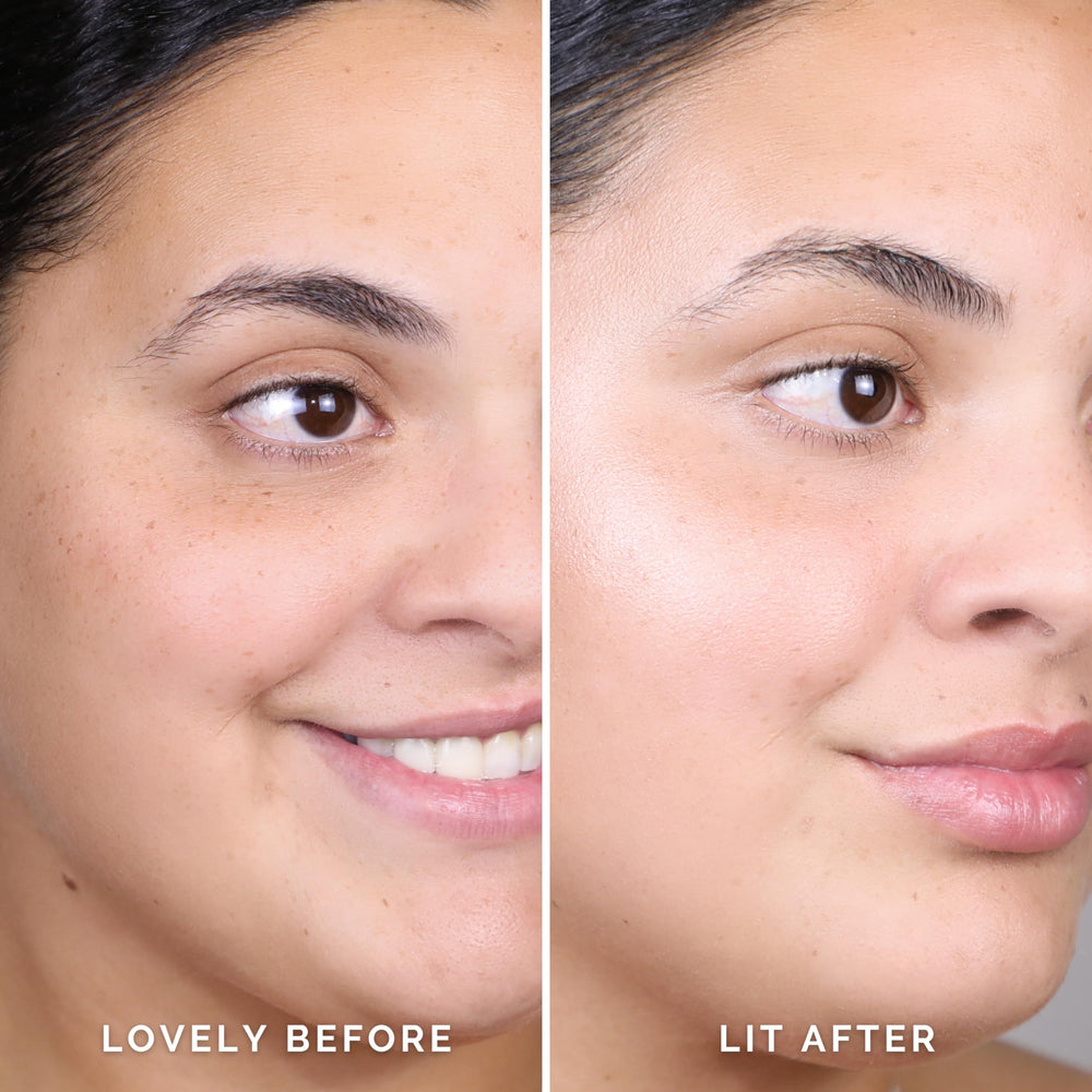 Elizabeth Mott squalane finish swatch demonstrating smoothing and elasticity support