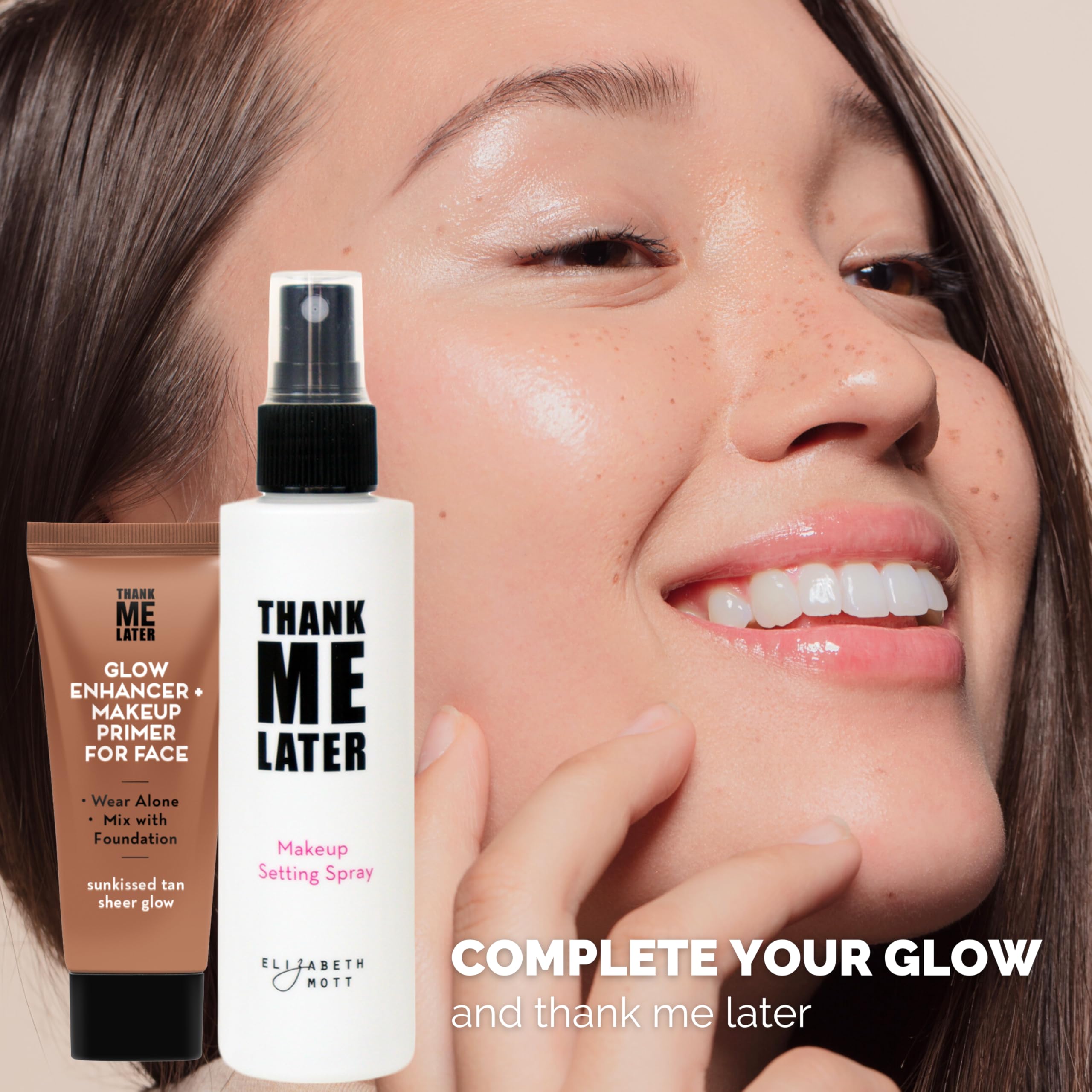 Elizabeth Mott Thank Me Later four-shade swatches for versatile tones