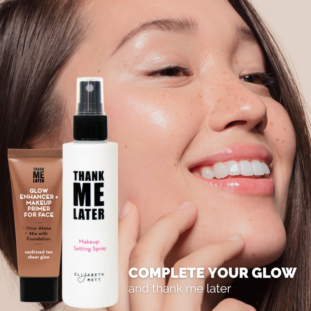 Elizabeth Mott Thank Me Later four-shade swatches for versatile tones