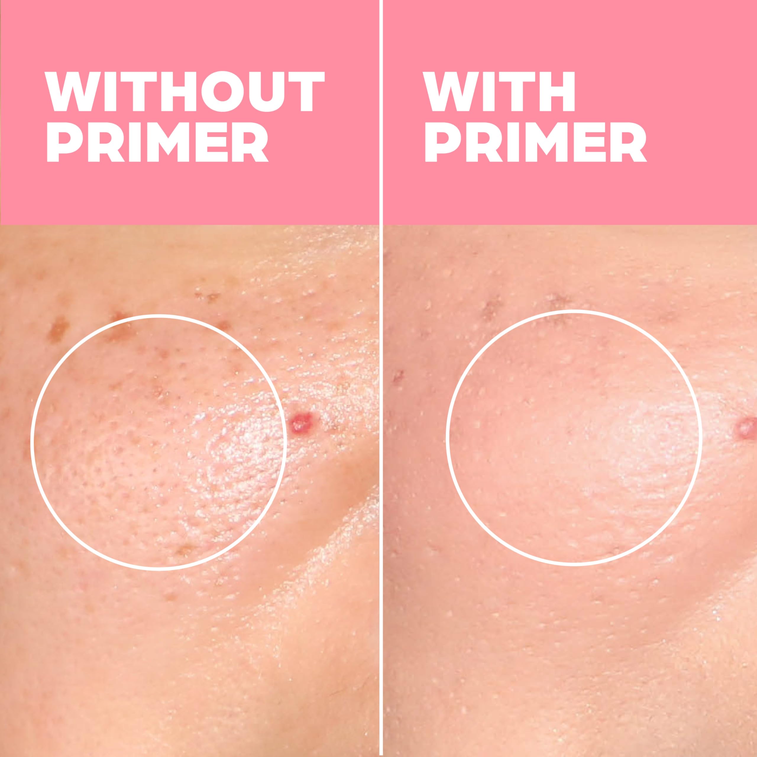 Elizabeth Mott Thank Me Later Primer pump dispense highlighting easy, mess-free application.