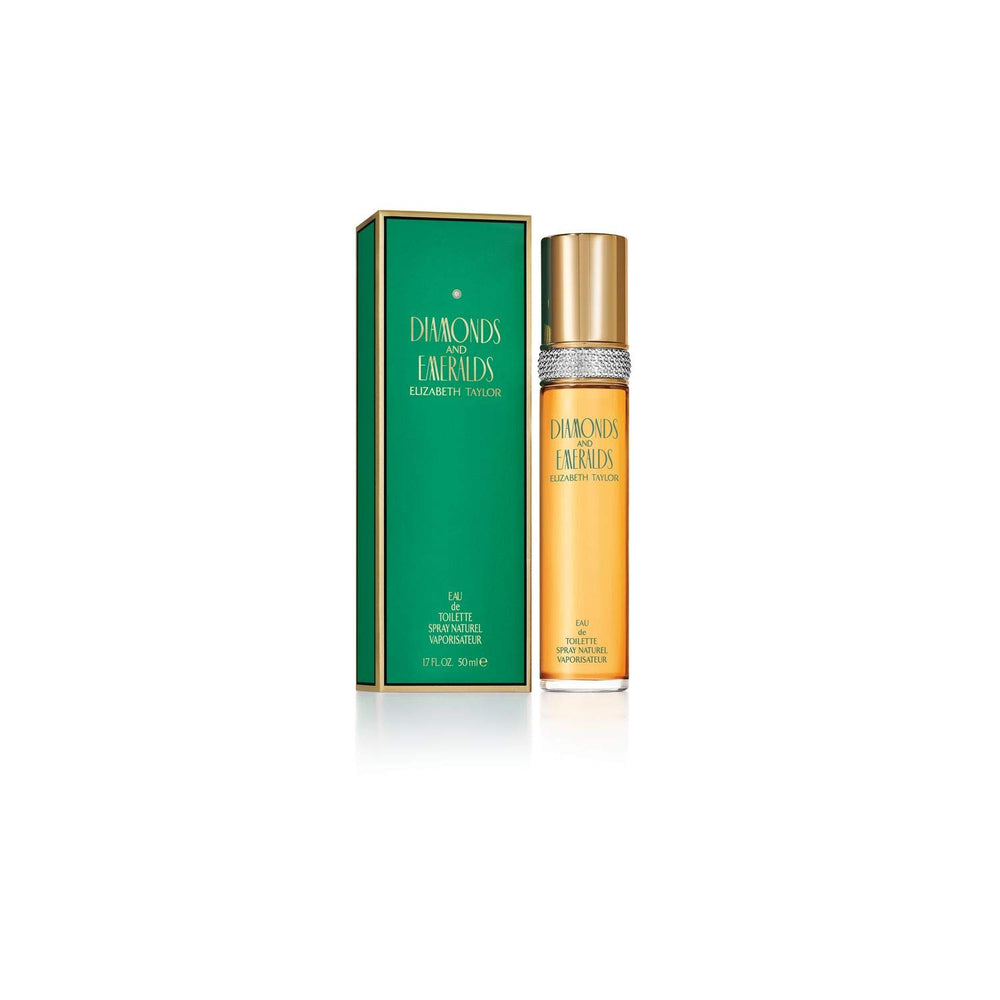 Elizabeth Taylor Diamonds and Emeralds bottle front view highlighting elegant daily wear.