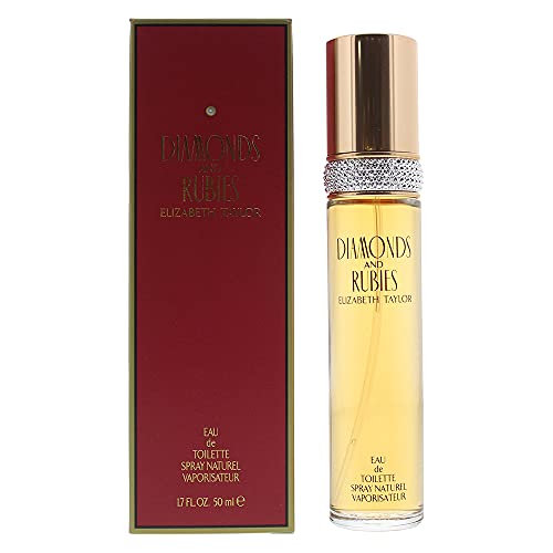Elizabeth Taylor Diamonds & Rubies EDT cap detail highlights premium design for special occasions.