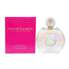 Forever Elizabeth bottle closeup by Elizabeth Taylor shows timeless elegance and lasting fragrance.