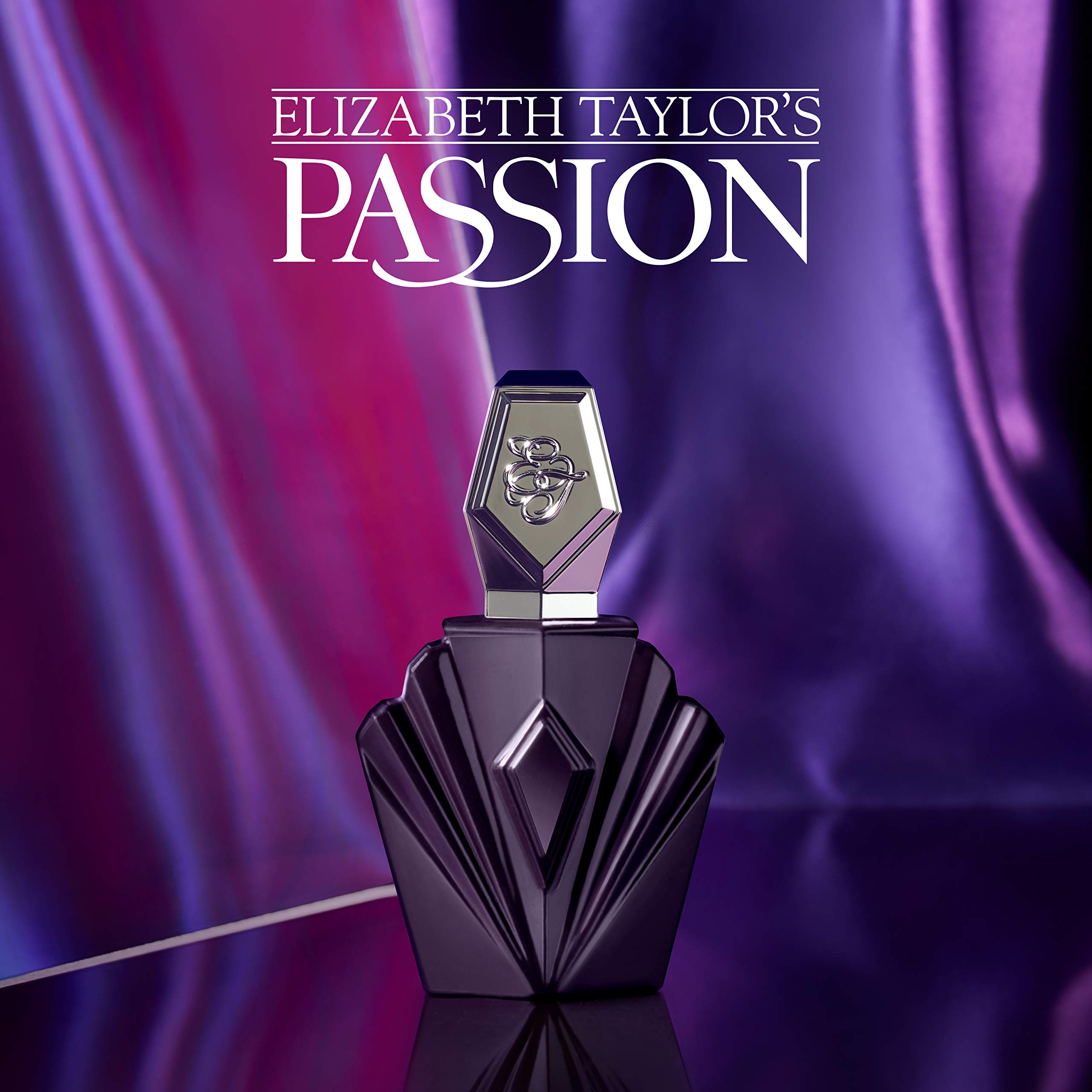 Elizabeth Taylor Passion perfume set gift packaging with elegant branding ideal for gifting.