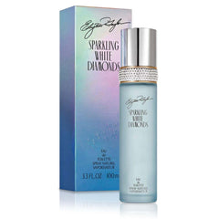 Elizabeth Taylor Sparkling White Diamonds bottle front, ideal for romantic wear