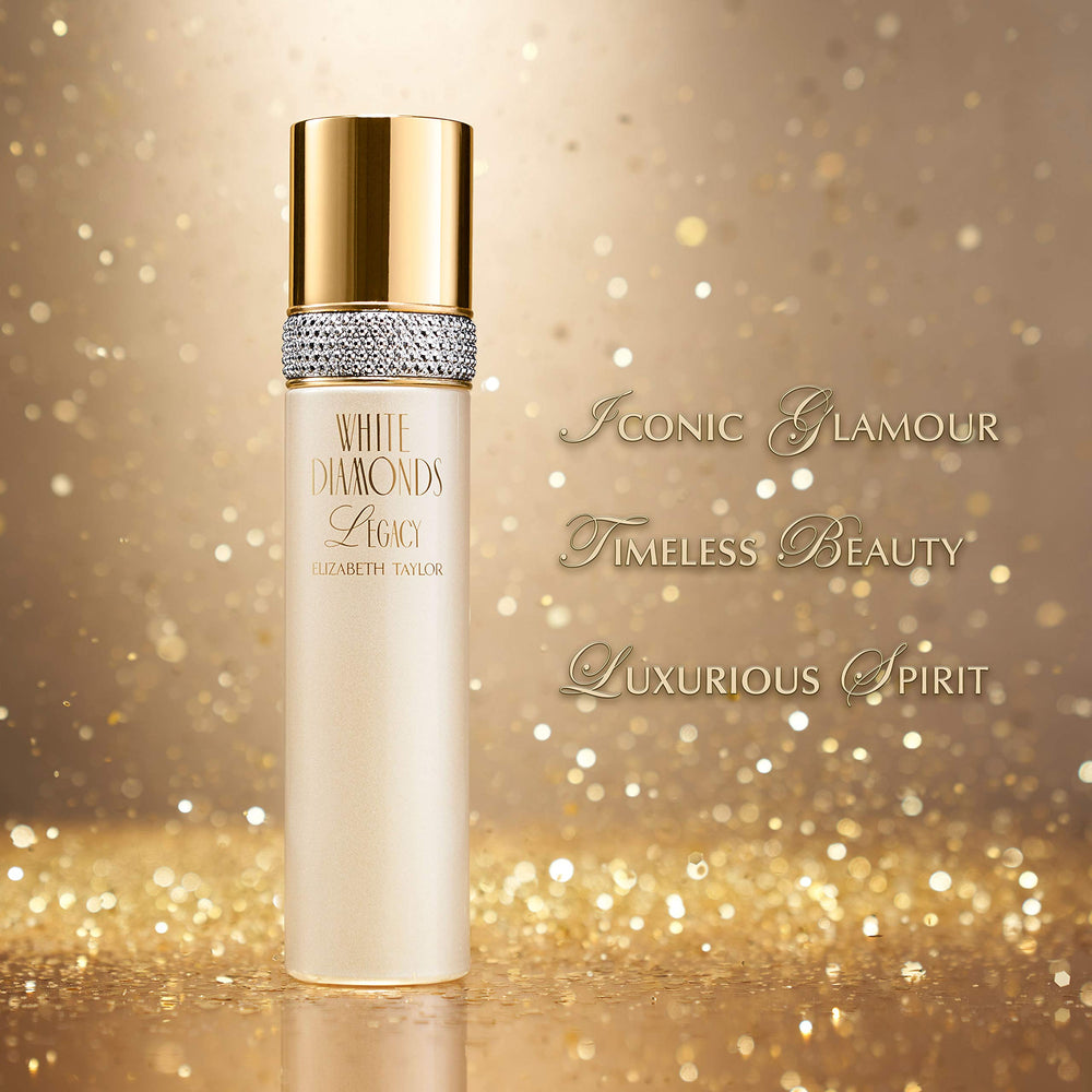 Elizabeth Taylor White Diamonds Legacy EDT spray fluid pour delivers smooth mist.