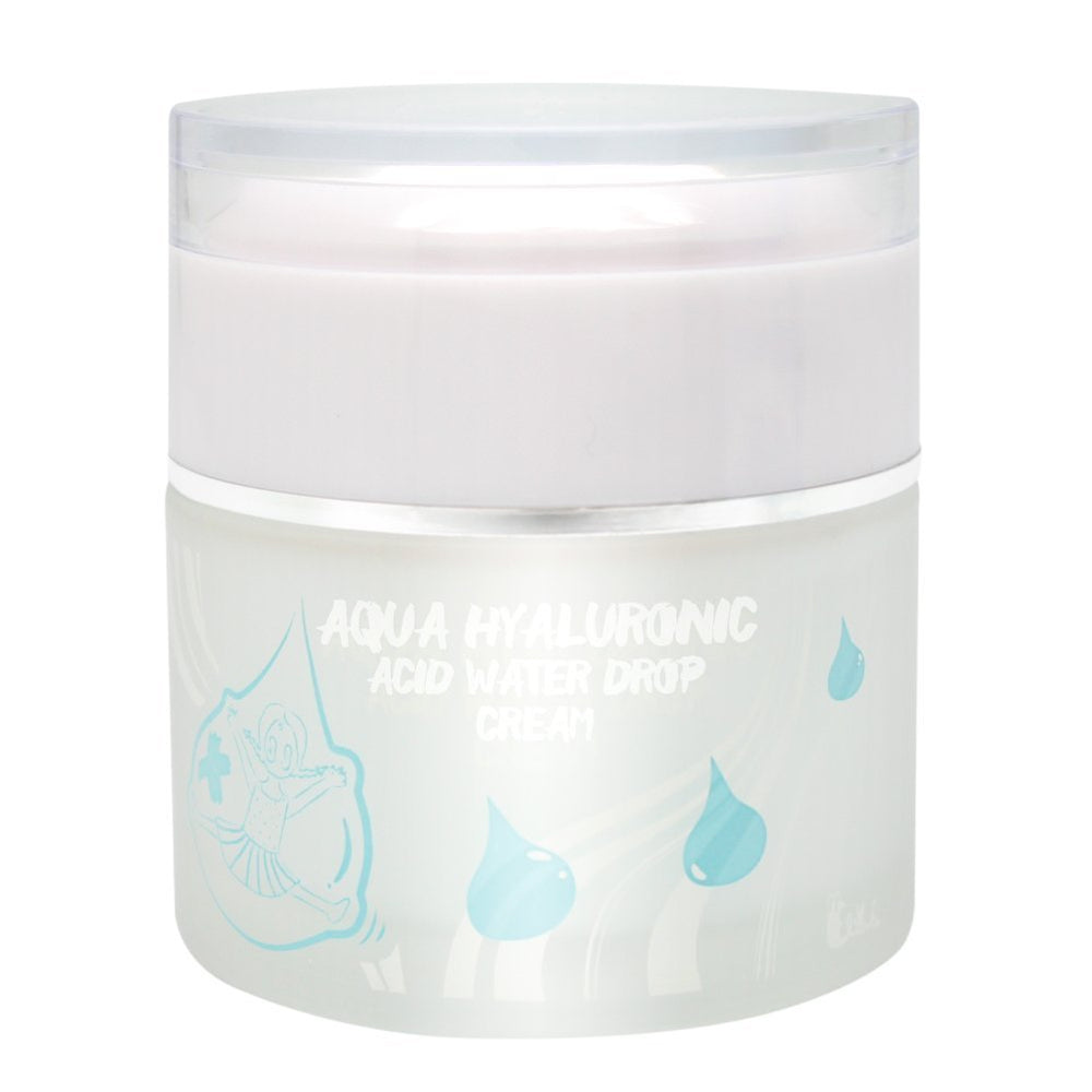 Packaging display of Elizavecca Aqua Hyaluronic Water Drop Cream.