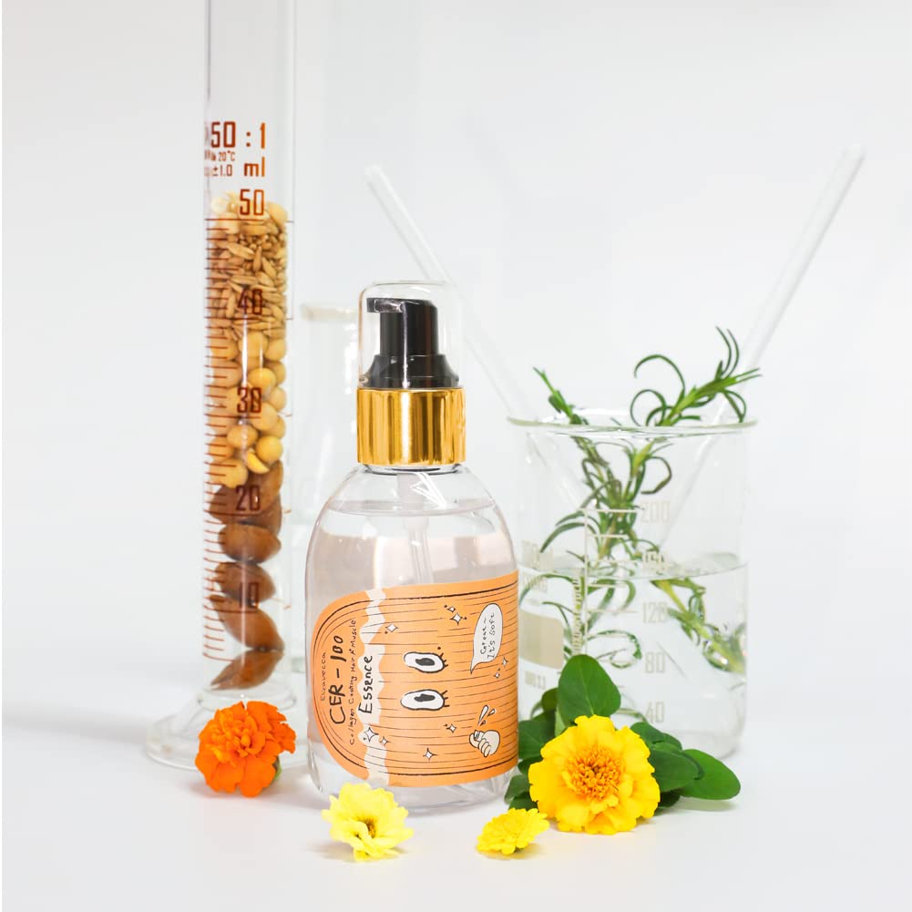Elizavecca CER-100 application scene focusing on ends for smoothness.