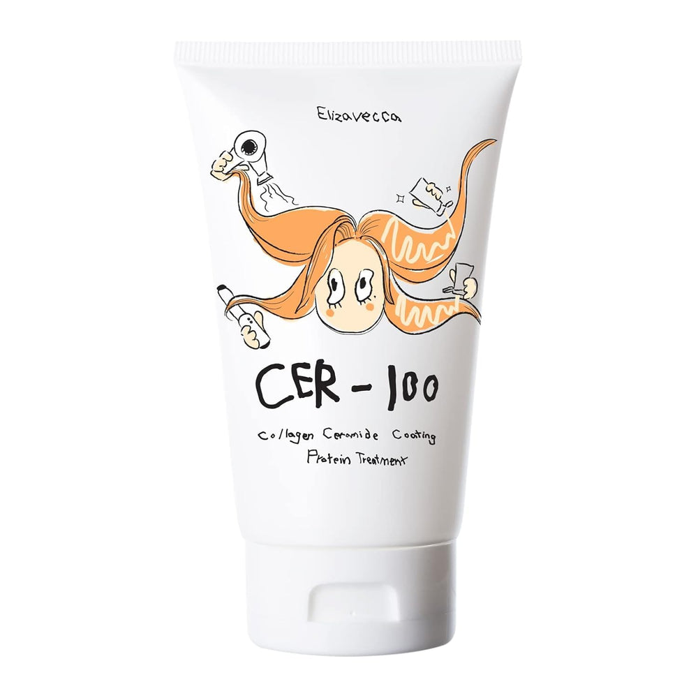 Elizavecca Cer-100 bottle front shows premium conditioning for all hair types