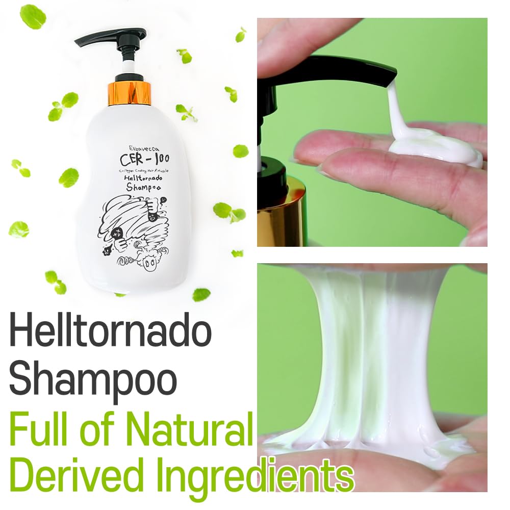 Ingredients focus on collagen concept for Elizavecca CER-100 shampoo