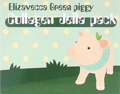 Elizavecca Green Piggy 50% Collagen Cream packaging shows premium skincare presentation for display.