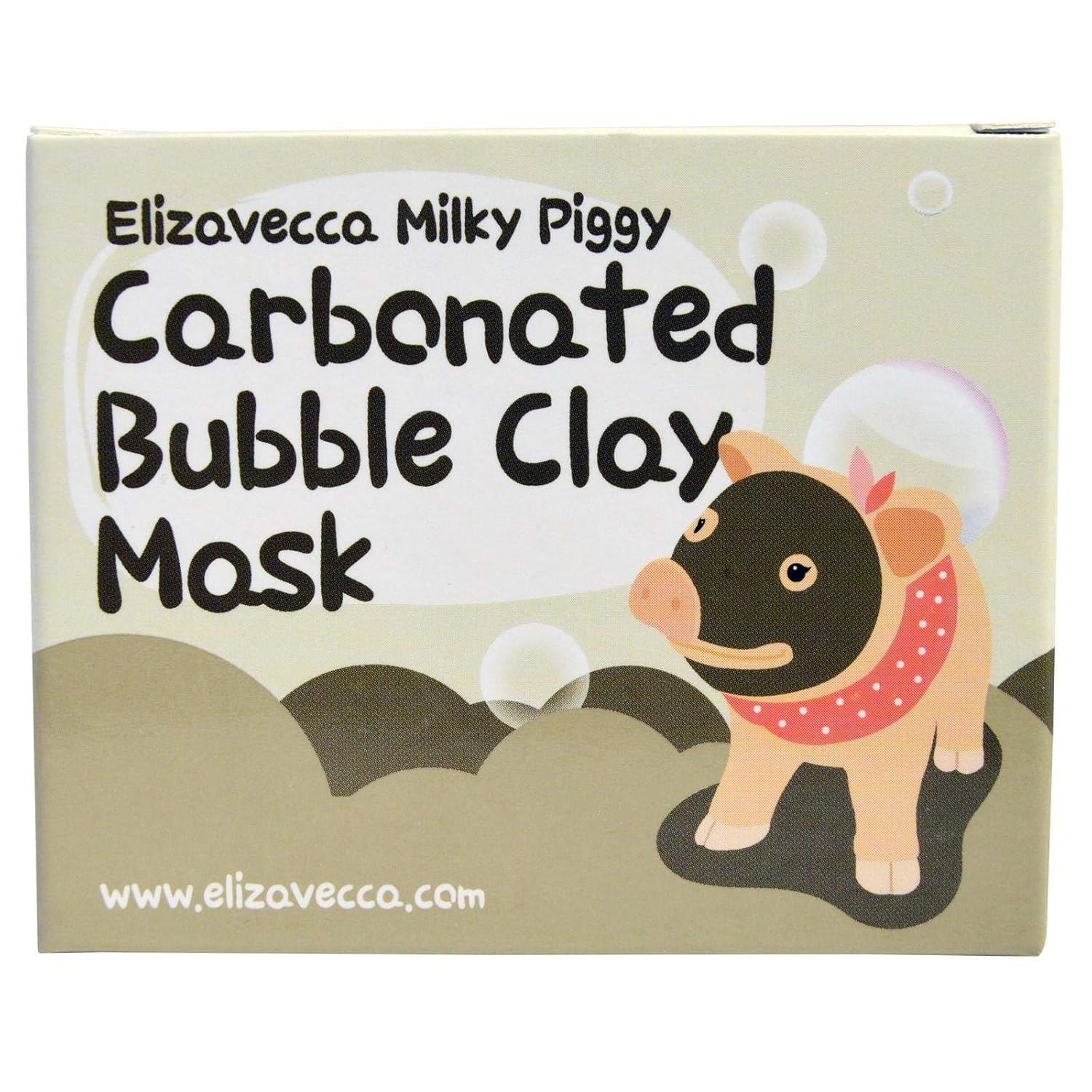 Elizavecca Milky Piggy bubble mask foam closeup demonstrates fizzy exfoliation benefits