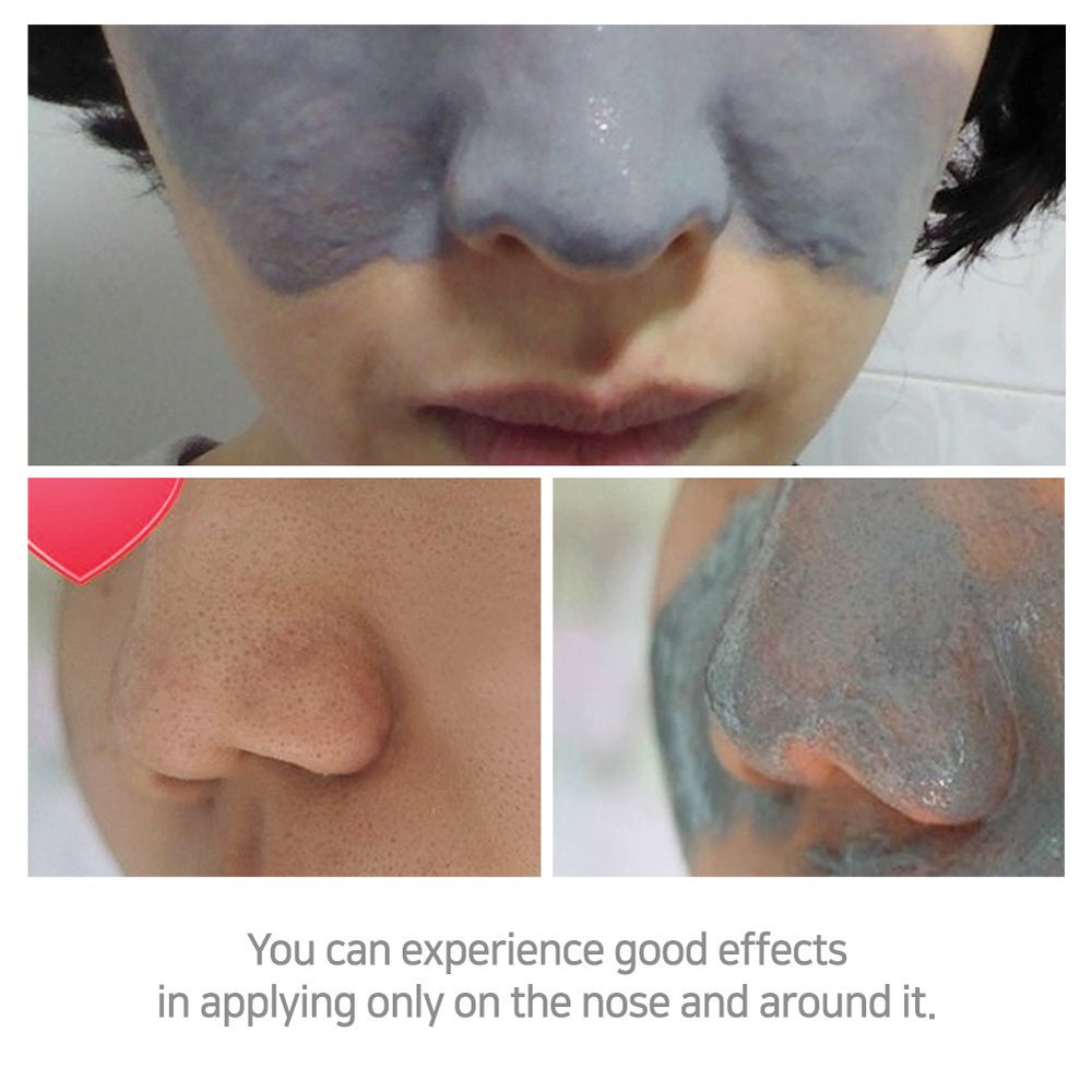 Elizavecca Milky Piggy Hell Pore Clean Up Mask charcoal strips close-up for impurities.
