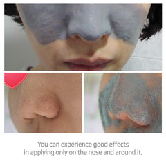 Elizavecca Milky Piggy Hell Pore Clean Up Mask charcoal strips close-up for impurities.
