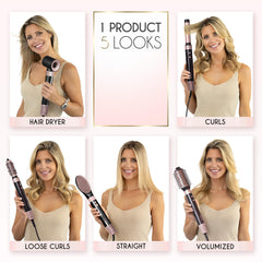 ELLA BELLA 6in1 32mm curlers delivering soft beachy waves