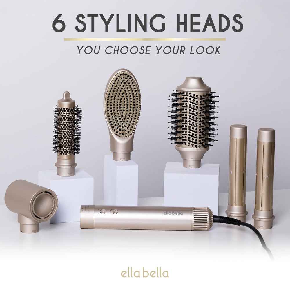 ELLA BELLA 6in1 noise reduction for quieter styling sessions