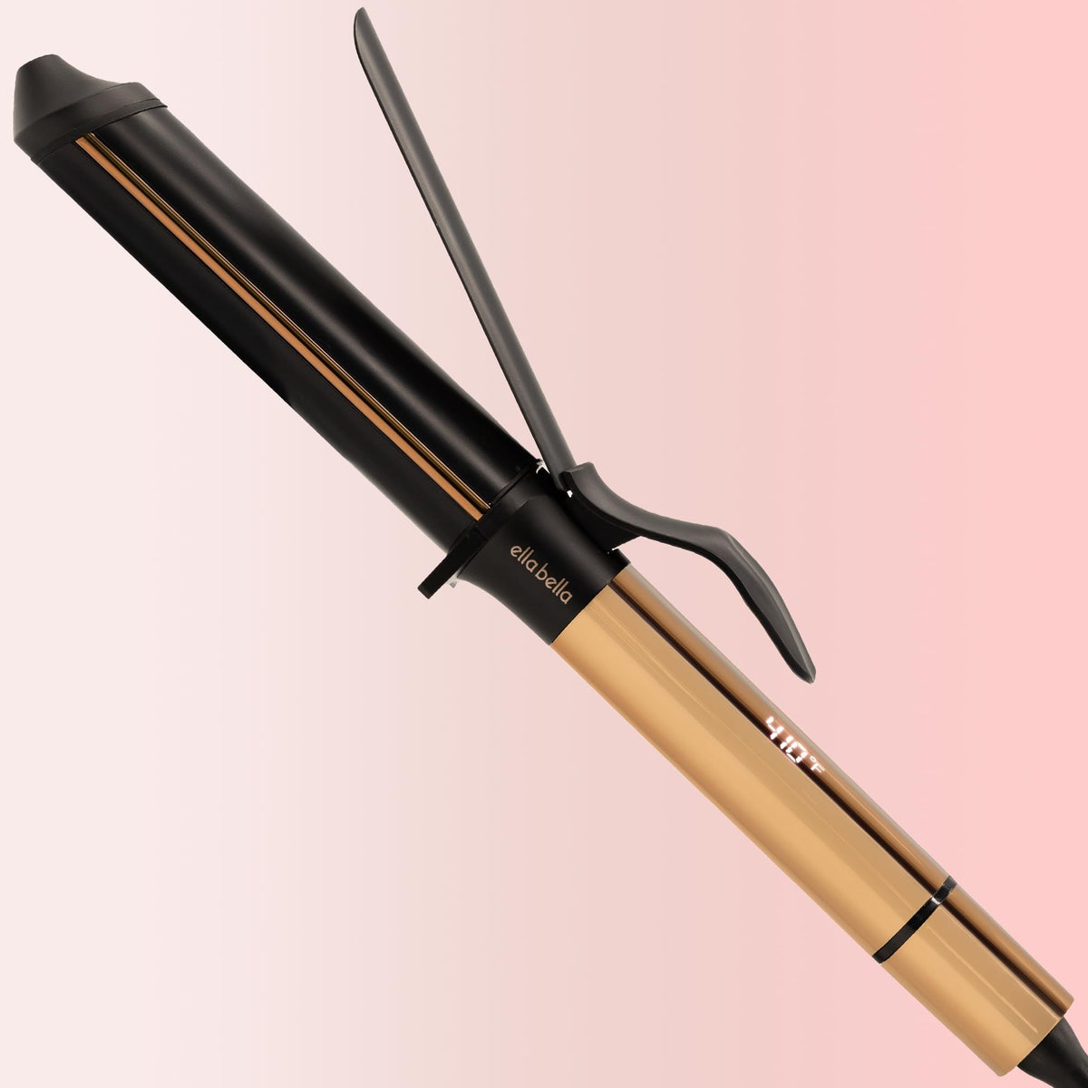 ELLA BELLA Curling Iron 1.5-inch ceramic-barrel for smooth curls.