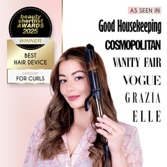 ELLA BELLA Curling Iron digital-display for precise temperature control.