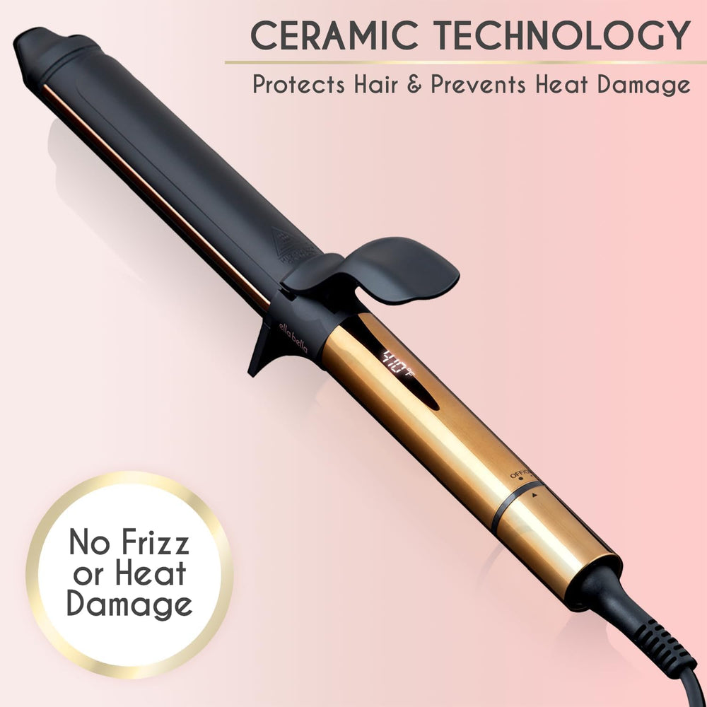 ELLA BELLA Curling Iron HowTo video guides quick styling ideas.