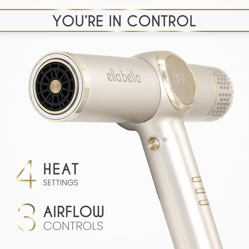 ELLA BELLA intelligent heat control system maintains consistent temperature.