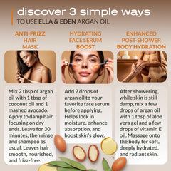 Ella & Eden Argan Oil skin-hydration shot for nourished skin.