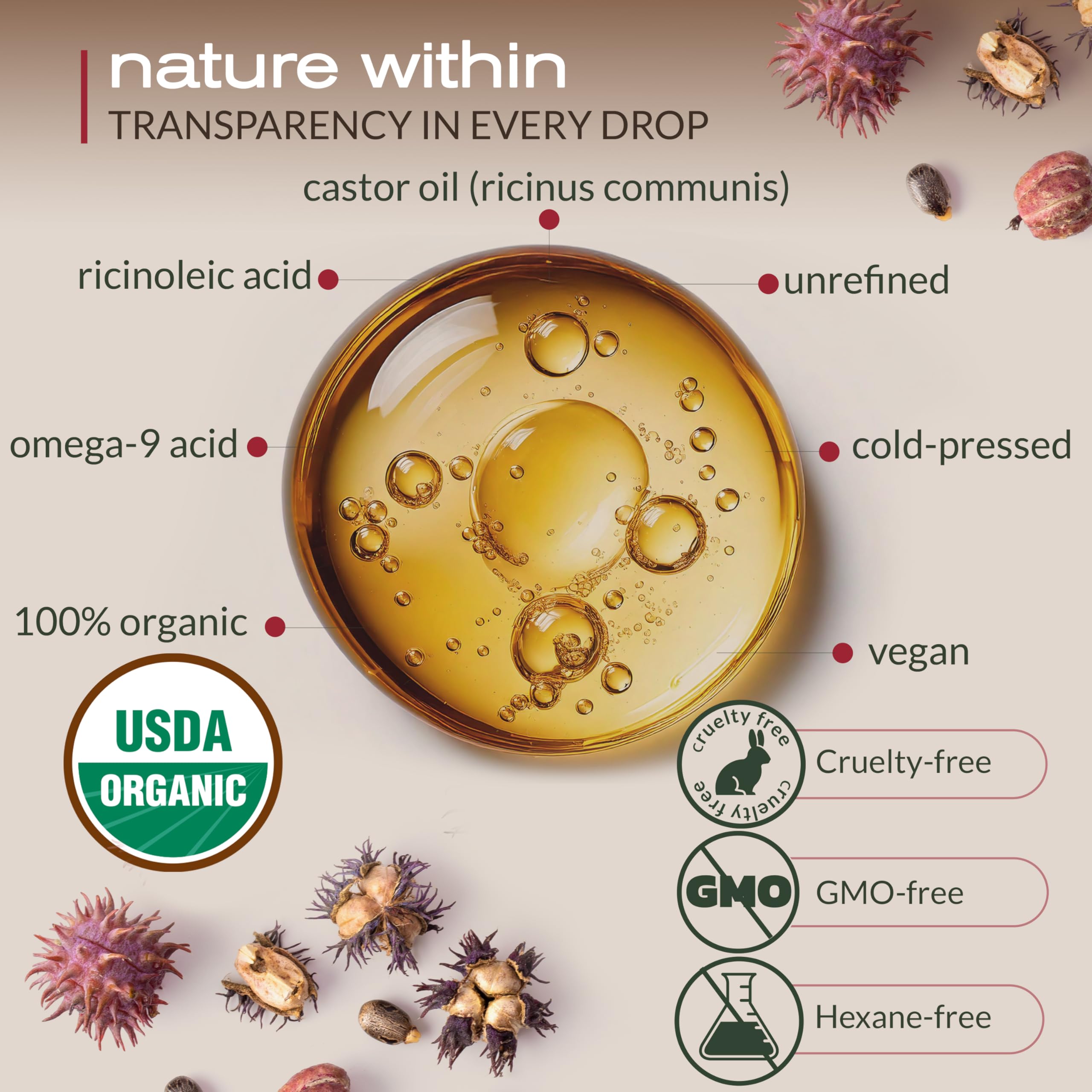 Ella & Eden castor oil pump application demonstrates mess-free, precise dosing for easy use.