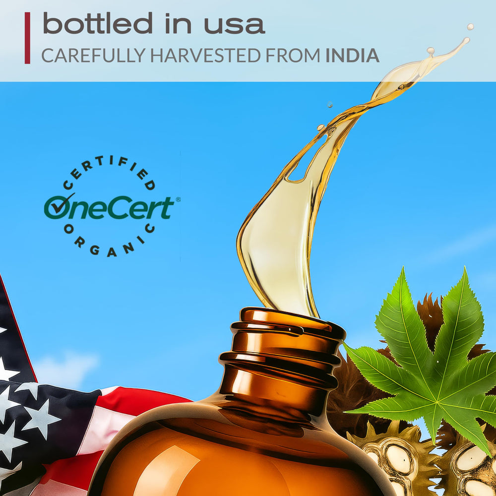 Ella & Eden USDA-certified castor oil purity at a glance.