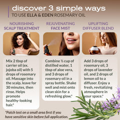 Ella & Eden rosemary oil diffuser-ready scent for calming spaces and mindful routines.