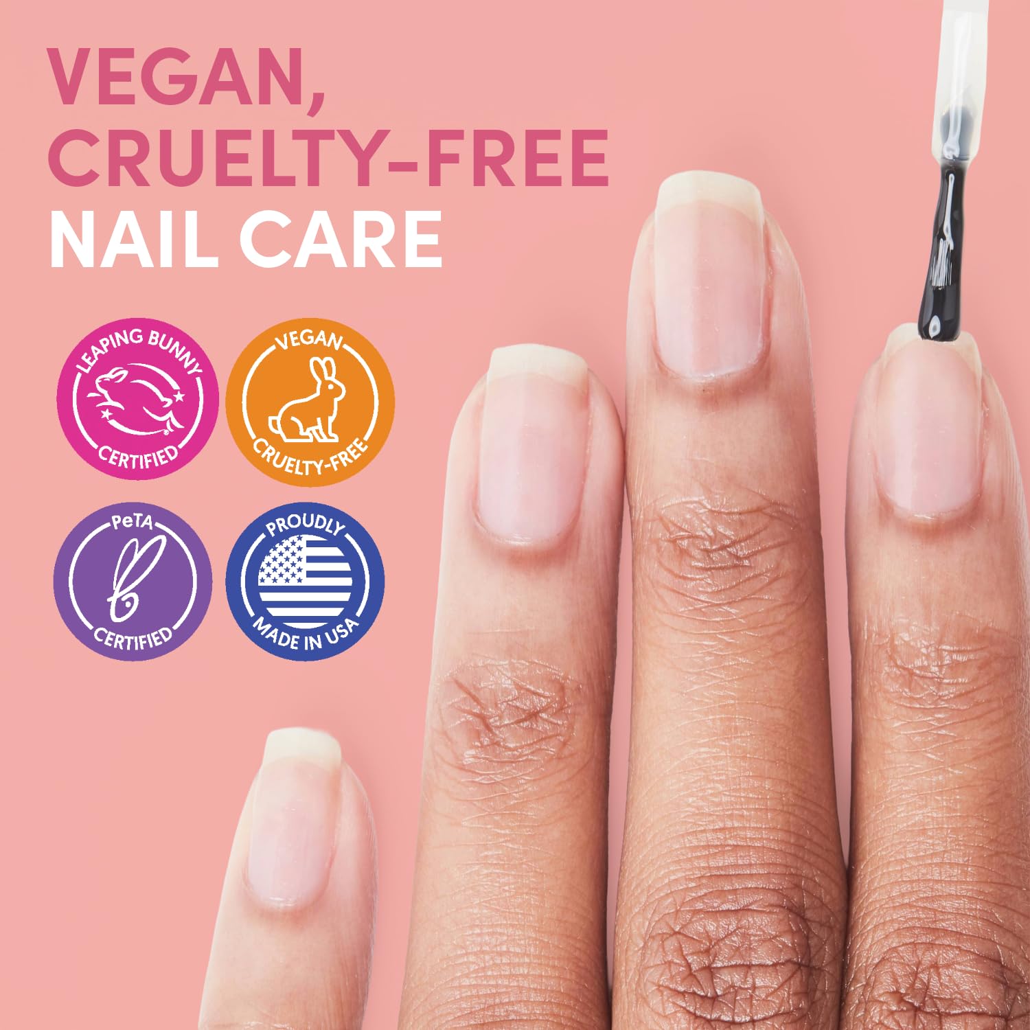 ella-mila cuticle oil brush applicator shows precise application for targeted nail care.