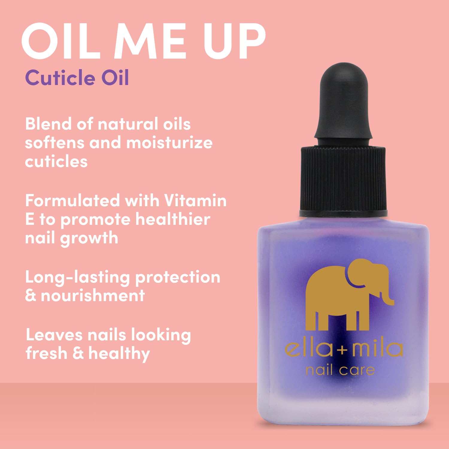 ella-mila dry cuticles moisturizing care image emphasizes hydration and softness.