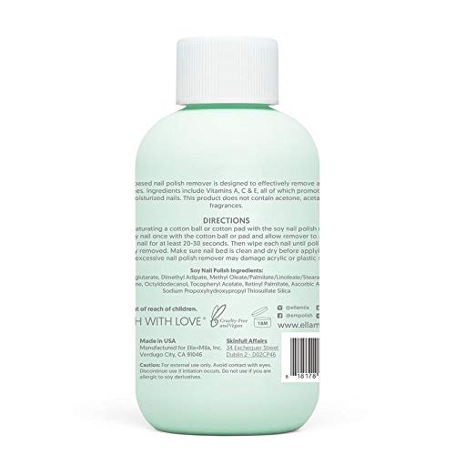 ella+mila natural nail-care routine image suggesting daily mild remover use