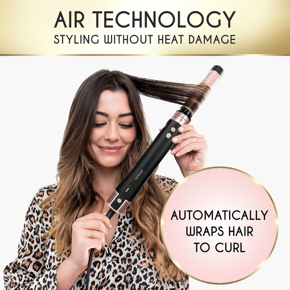 ELLA BELLA negative ion technology for anti-frizz shine and smoothness