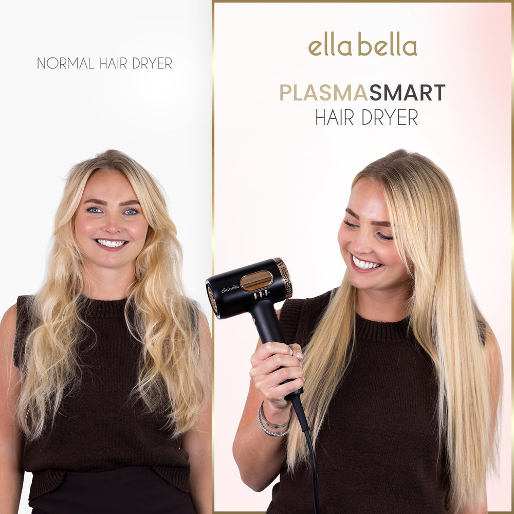 ELLA BELLA professional hair dryer stand design supports convenient, organized styling.