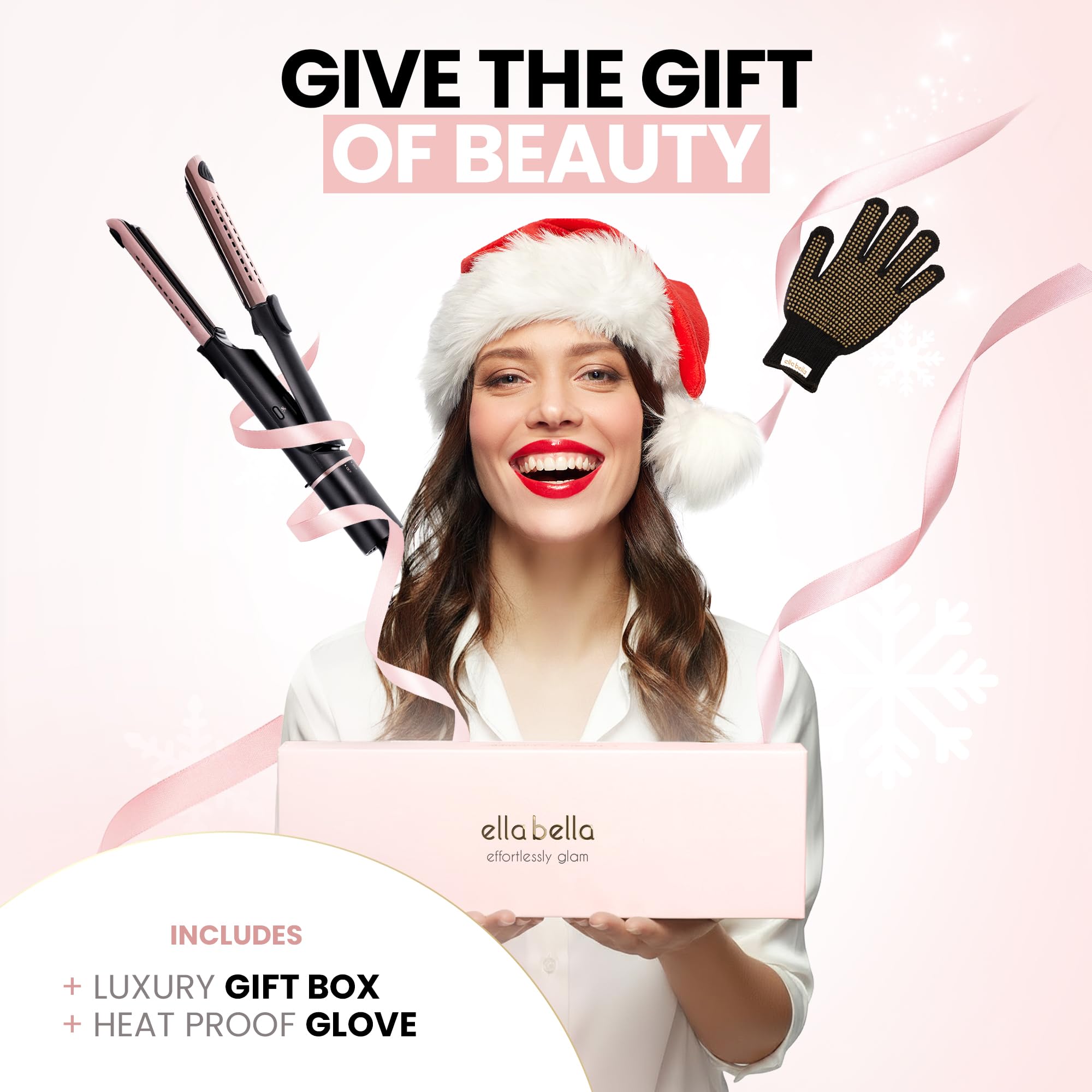 ELLA BELLA with PTC sensors prevents excessive heat for safer styling.