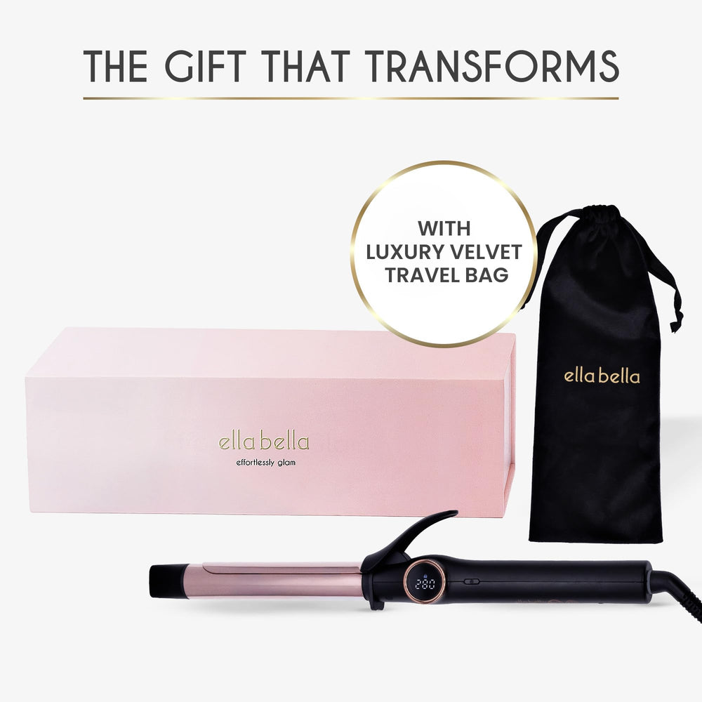ELLA BELLA Slimline Curling Iron 1 Inch cool-tip design supports safe operation